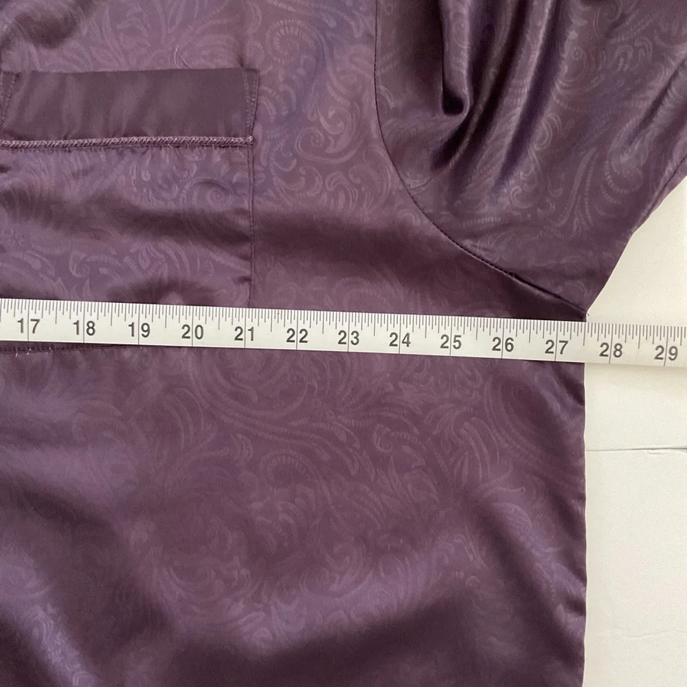 Bali Studio Nightshirt Purple Silky Size 1X